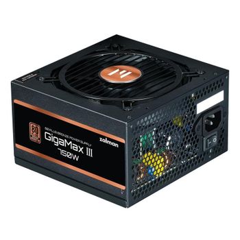 Fuente de Alimentación Zalman GigaMax III 750W Certificación 80 PLUS Bronze semi-modular