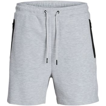 Jack & Jones Short niño 12274667 JPSTGORDON JJFUSION SWEAT SHORTS N JNR LIGHT GREY MELA para niño