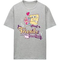 spongebob squarepants camiseta best friends para mujer