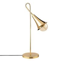 lampara de mesa sarmal-3071 oro hierro 18x30x57 cm