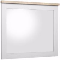 espejo en efecto roble blanco