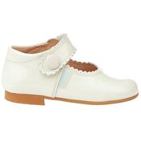 angelitos bailarinas 1502n merceditas charol con velcro beige para nina