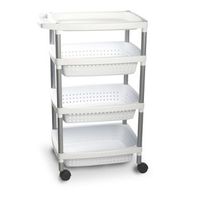 verdulero cocina 4 cestos plastico blanco 73821 tatay