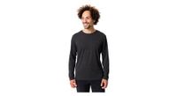 camiseta de manga larga vaude essential para hombre negra