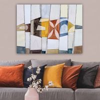 pintura decorativa lienzo 26590436970100 multicolor 70x100 cm