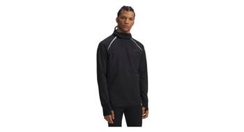 Camiseta con capucha under armour velociti pro cold weather black  hombre