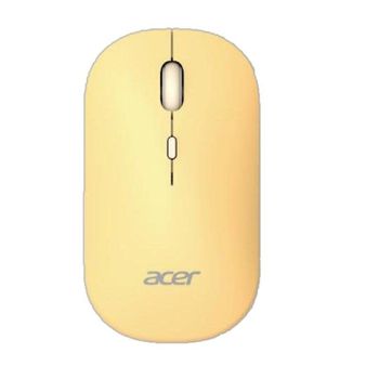 Ratón Acer AMR130 Bluetooth 5.2 1600DPI Amarillo Dual 2.4GHz 4 Botones Ergonómico