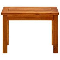 mesa de centro de jardin  mesa de exterior madera maciza de acacia 50x35x36 cm