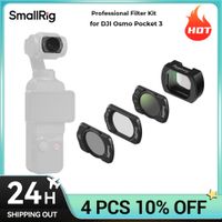 kit de filtros profesional smallrig para dji osmo pocket 3 con filtro cpl filtro de efecto black mist 14 filtro nd variable nd2-nd32