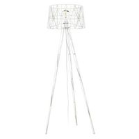 exo lighting - lmpara de pie tess e27 60w blanco