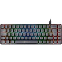 teclado mecanico gamiac tkl69g sf kailh blue hot-swap tkl rgb 1000hz es negrogris