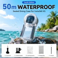 carcasa invisible para buceo para insta 360 x5 youth edition carcasa protectora impermeable para uso subacuatico accesorios para insta360 x5 r