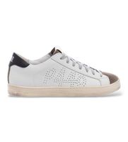p448 para hombre cojohn zapatillas cojohn blanco 42 piel plano cordones casual