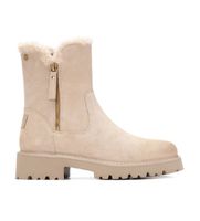 carmela para mujer 16271803-beige botines de piel 162718 beige 38 1 a 3cm cremallera casual