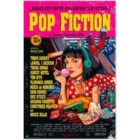 poster grupo erik pop fiction 915 x 61 cm papel brillante