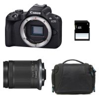 camara mirrorless canon eos r50 242 mp 6k uhd rf-s 18-150 mm is stm bluetooth wifi