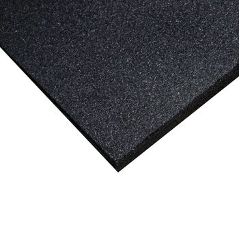 Jowy loseta de caucho 1,5cm 50x50cm – negro | superfície antideslizante