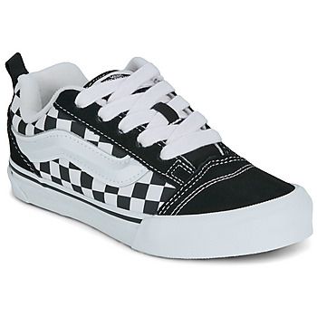 Vans Zapatillas Knu Skool CHECKERBOARD BLACK/TRUE WHITE para niña