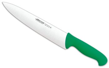 Cuchillo cocinero de acero inoxidable nitrum de 250 mm mango verde