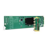conversor aja og-hi5-4k-plus sdi a hdmi 4k verde