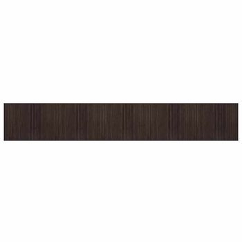 Alfombra Rectangular Bambú Marrón Oscuro 80x1000 Cm Vidaxl