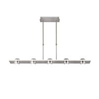 lampara lineal de techo 5 luces diseno moderno y eficiente