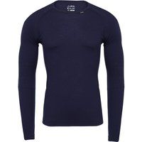dhb mens merino long sleeve base layer m 200 navy