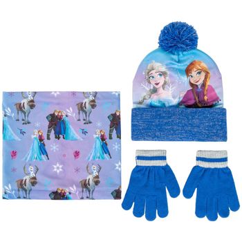 Marvel Gorro Set De Invierno Guantes Y Gorro con Pompón Azul y Rojo para niño