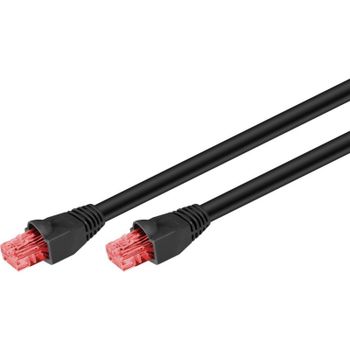 Cable de red Goobay 55437 50 m Cat6 U/UTP Negro