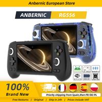 consola de videojuegos retro anbernic rg556 sistema android 13 de 64 bits procesador unisoc t820 pantalla amoled de 548 pulgadas joystick hall reproductor de juegos