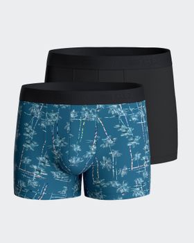 Pack de dos boxers de punto de hombre en Lyocell