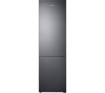 SAMSUNG RB37J5025B1 Fridge Freezer - Black Steel, Black