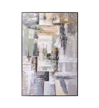 Cuadro al óleo de madera cuadros multicolor, 120x180 cm