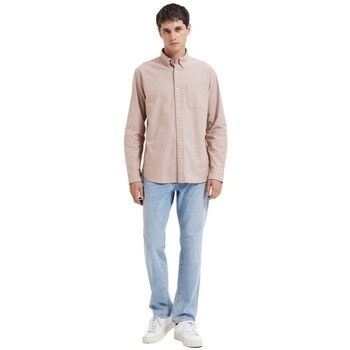 Selected Camisa manga larga Noos Regrick Oxford Shirt - Shadow Gray para hombre