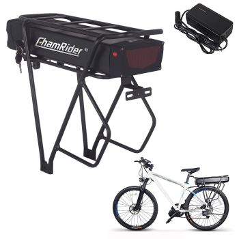 [EU Directo] ChamRider Modeloo B 48V 28,8Ah 1382.4Wh Bicicleta eléctrica batería trasera - Alimentado por celdas de liti
