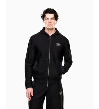 EA7 para hombre. 7M001339_AF21099 Chaqueta Premium Label negro (XS), Casual, Poliéster