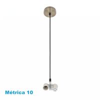 arm colgante cara 2xe27 cuero m10 regx10x10 cm