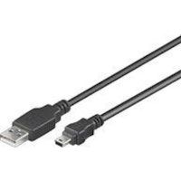 goobay usb mini-b 5 pin 500 5m negro auricular con