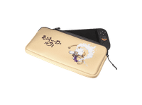 kit accesorios - fr-tec one piece op1001 nintendo switch 2 incluye bolsa de transportegripscristal templadogamuza para limpiar pantalla beige