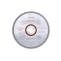 metabo hoja de sierra laminate cut - professional 216x30 z60 dpdt 0 628442000