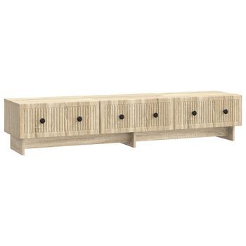 Mueble De Tv 147 X 34,5 X 30 Cm Roble Sonoma Vidaxl