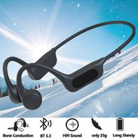 lonmao b33 auriculares de conduccion osea bluetooth 54 auriculares inalambricos auriculares deportivos hd microfono transparente para entrenamiento correr conducir