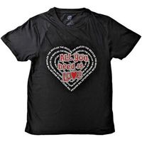 the beatles tops y camisetas all you need is love para mujer