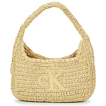 Calvin Klein Jeans Bolso BOLD CK RAFFIA SM SHOULDER BAG para mujer