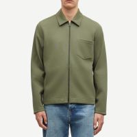 samsoe samsoe sahannes knitted overshirt - m