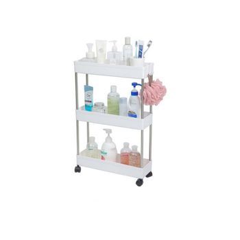 Estante De Almacenamiento Móvil Estrecho - Carro Utilitario Rodante Delgado De 3 Niveles