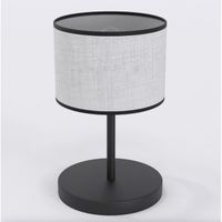 lampara de mesa nar gris