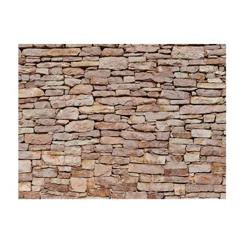 Papel Pintado 3d - Pared De Piedra Natural (300x231 Cm)