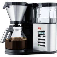 melitta aromaelegance deluxe filter coffee machine - black  stainless steel stainless steel