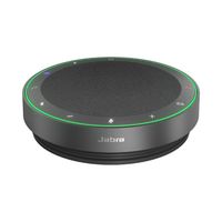 jabra speak2 75 altavoz inalambrico bluetooth para trabajo y musica - 4 microfonos con cancelacion de ruido altavoces de 65 mm nueva funcion de conexion usb-a microsoft teams gris oscuro